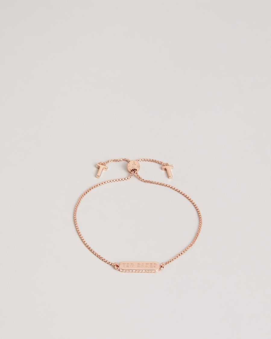 Ted Baker Saraio Sparkle Bar Bracelet Rose Gold Colour | 9861207-YE