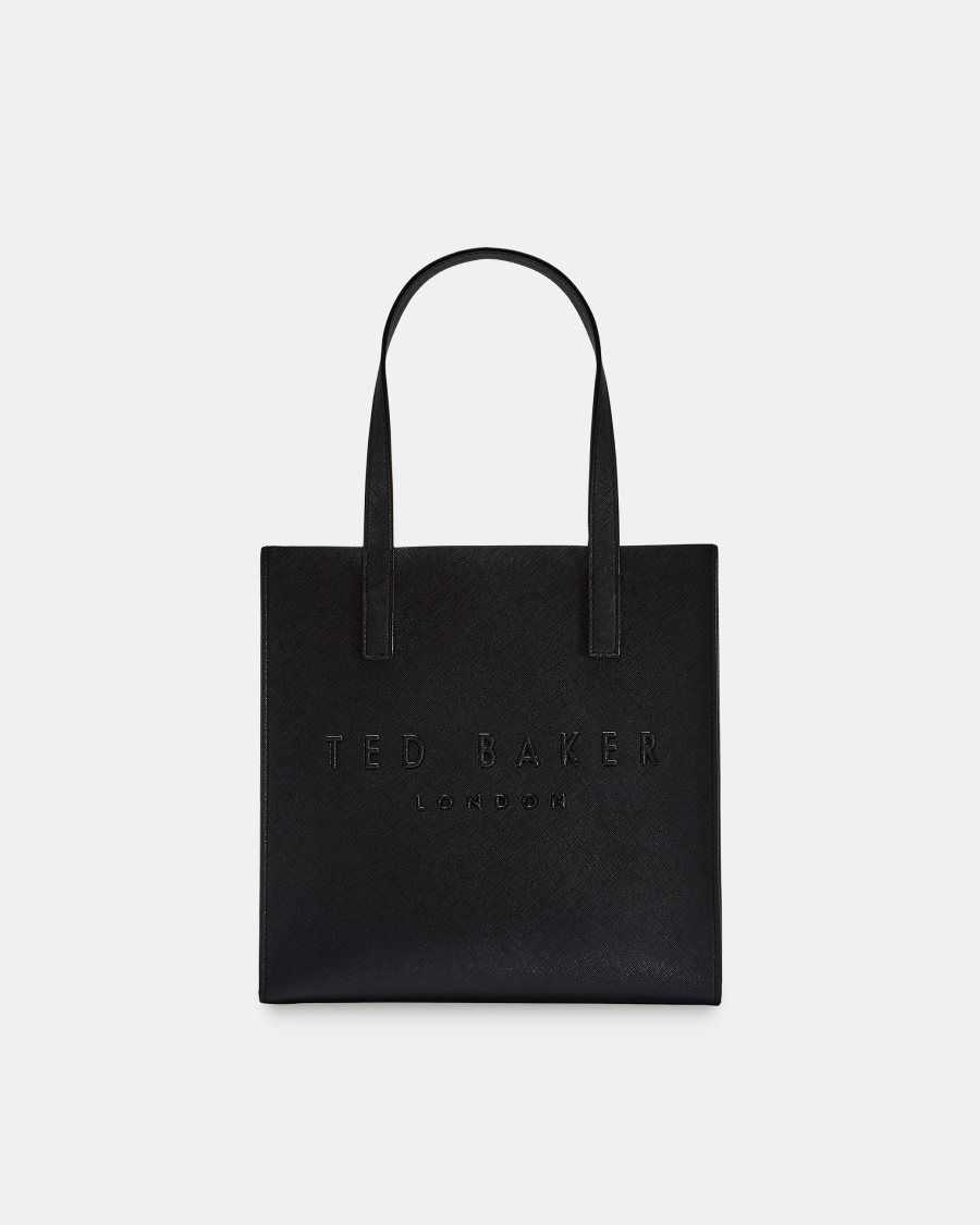 Ted Baker Seacon Small Crosshatch Icon Bag Black | 9427301-IN