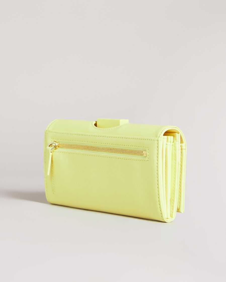 Ted Baker Seldaa Large Bobble Purse Light Yellow | 1826495-DP