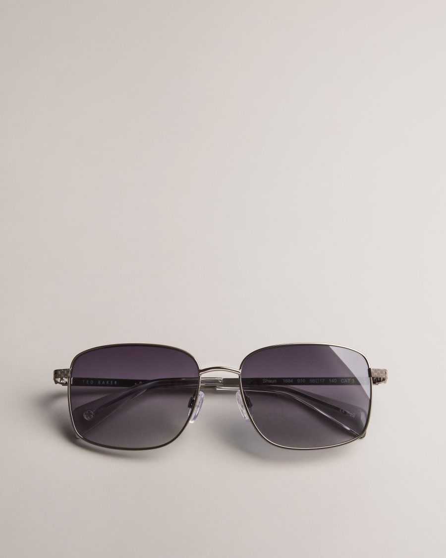 Ted Baker Shaauni Metal Frames Sunglasses Gunmetal | 9857106-JK