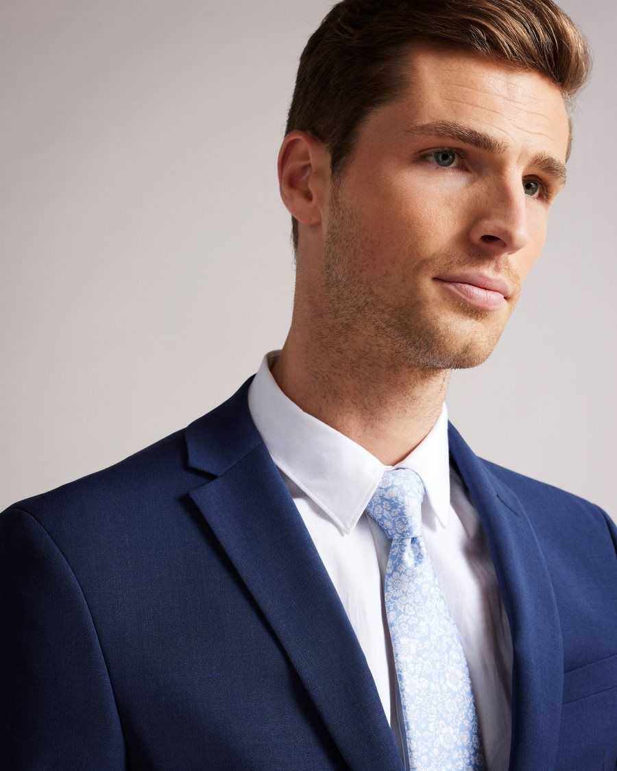 Ted Baker Sinjjs Slim Fit Plain Suit Jacket Dark Blue | 7813904-LV