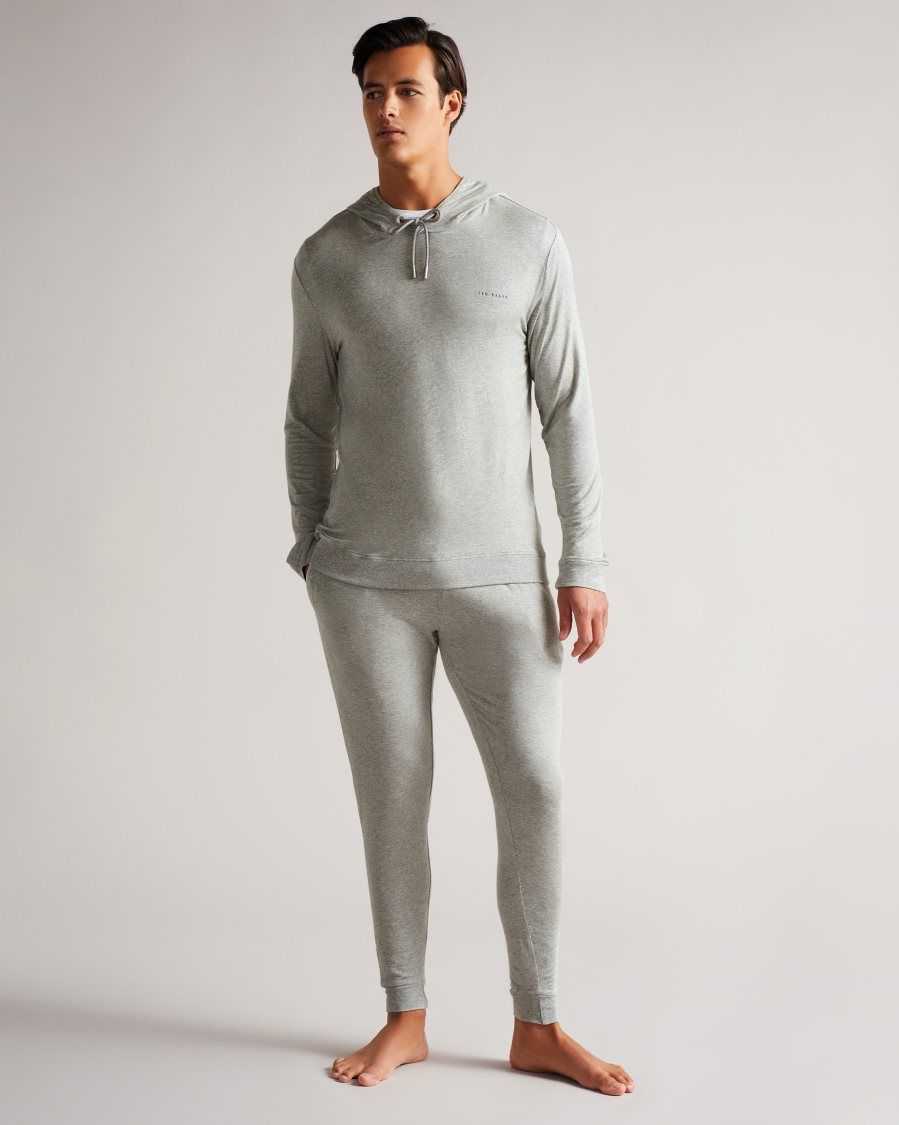 Ted Baker Sparww Solid Modal Hoodie Grey | 7935261-UN