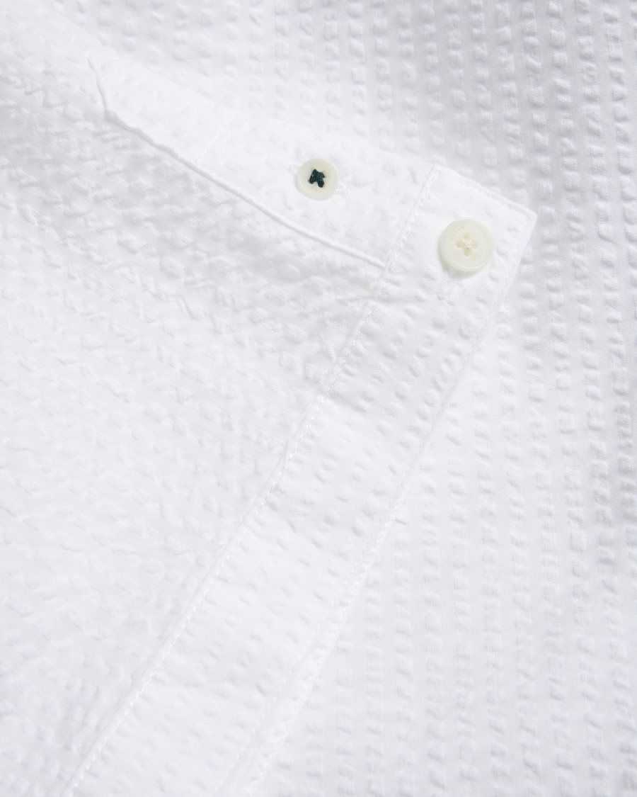 Ted Baker Stansho Short Sleeve Seersucker Shirt White | 2518074-IZ