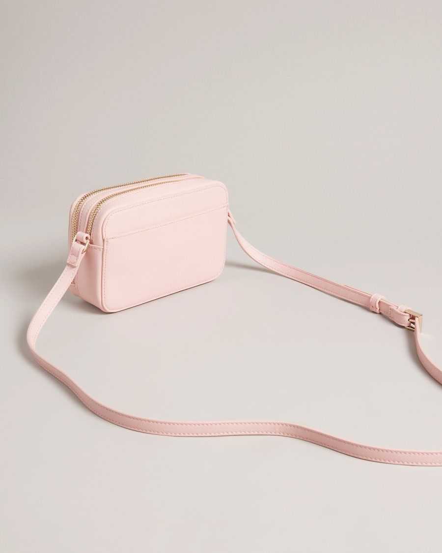 Ted Baker Stinah Heart Studded Small Camera Bag Pale Pink | 1208569-NO