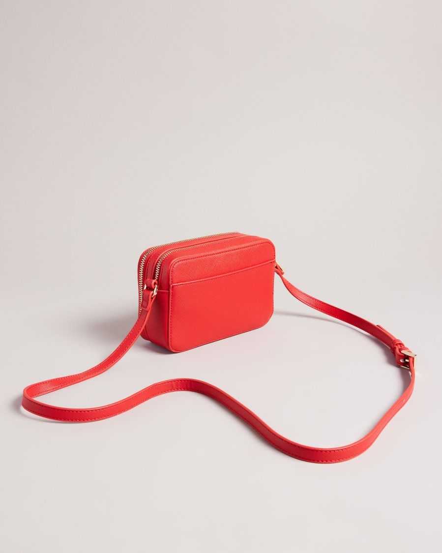 Ted Baker Stinah Heart Studded Small Camera Bag Red | 2136895-BP