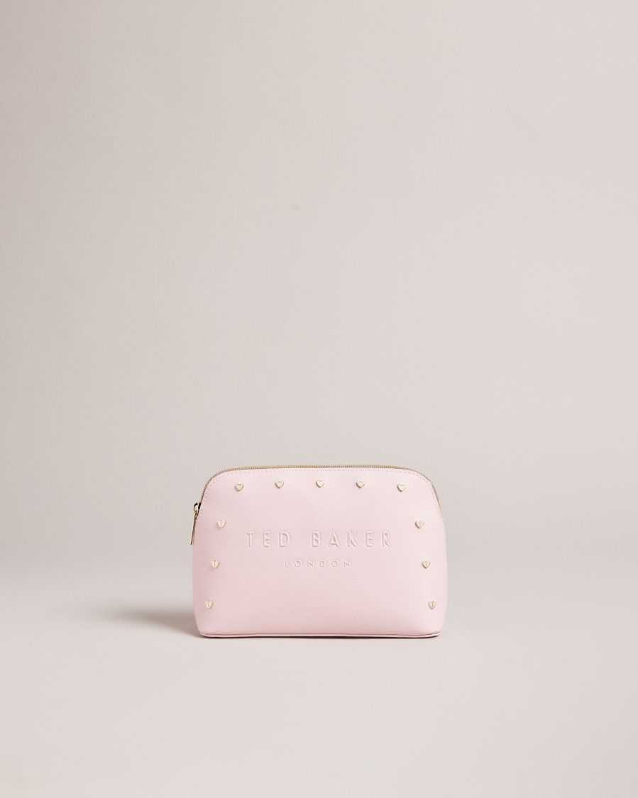 Ted Baker Studel Studded Heart Makeup Bag Pale Pink | 7439620-UX