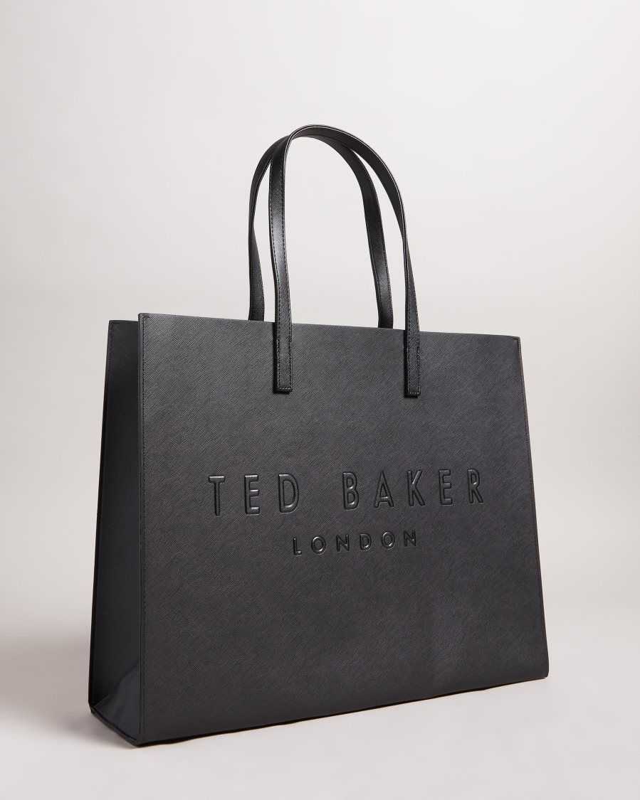 Ted Baker Sukicon Large Icon Bag Black | 5379612-AM