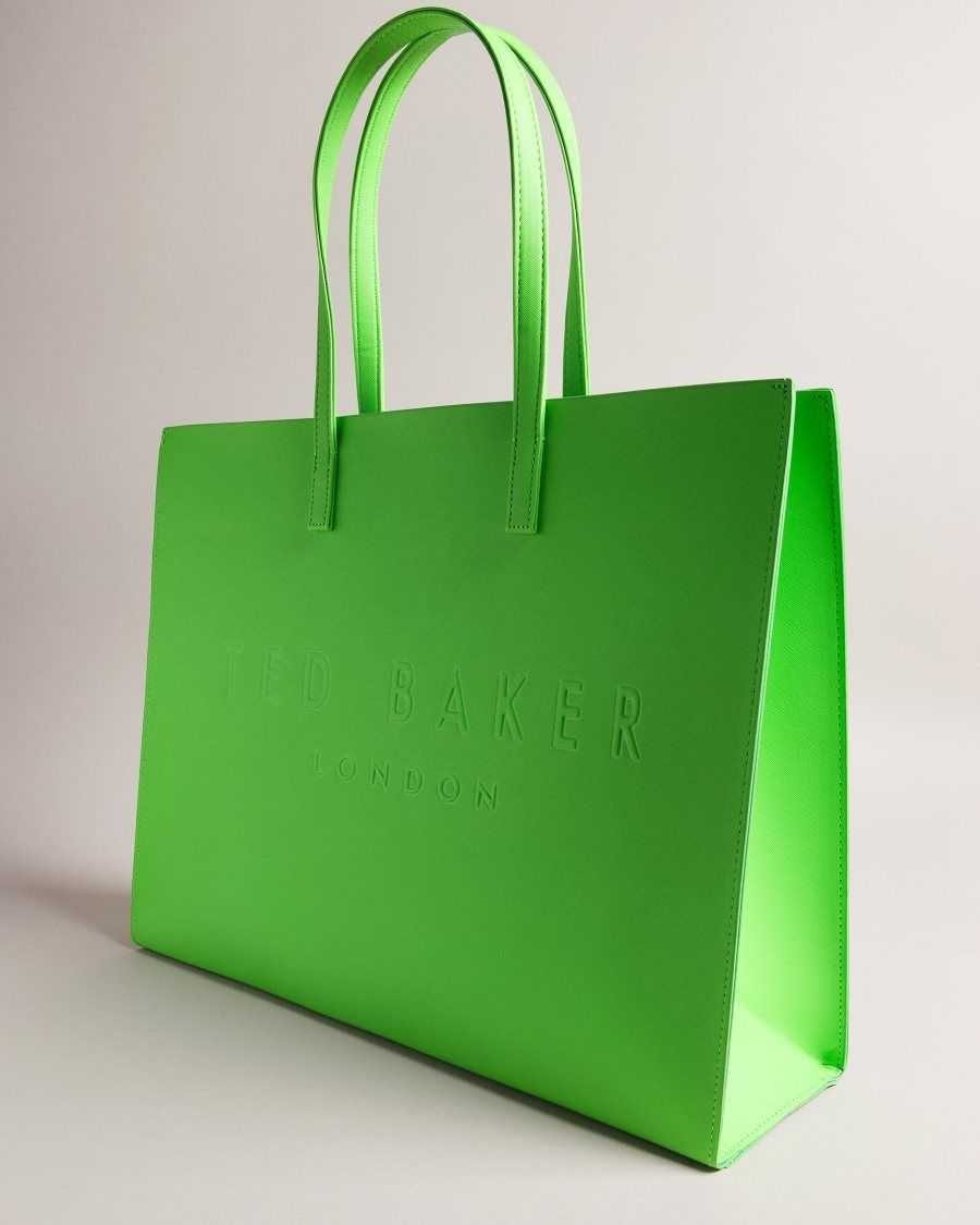 Ted Baker Sukicon Large Icon Bag Green | 4631895-HK