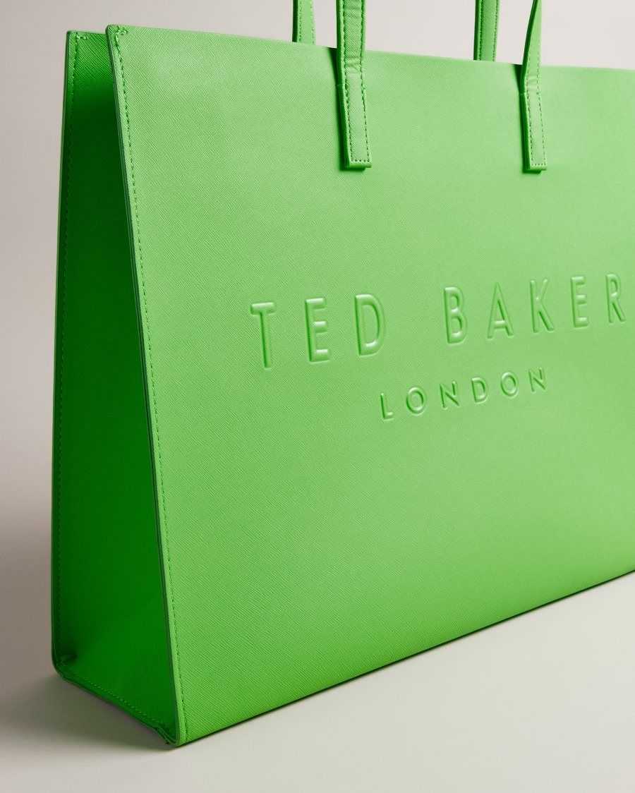 Ted Baker Sukicon Large Icon Bag Green | 4631895-HK