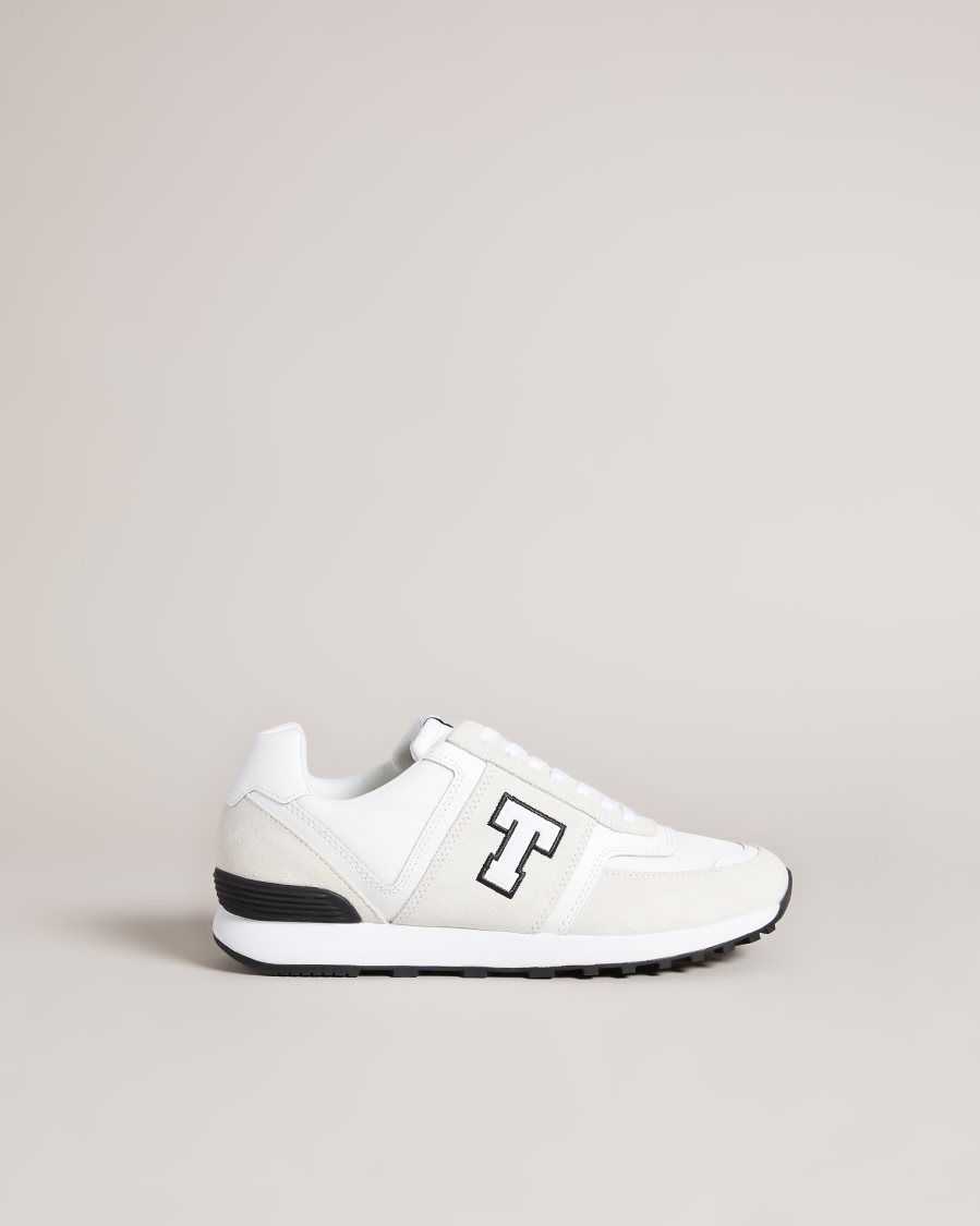 Ted Baker Telvi Retro Runner Trainer White | 5073198-OX