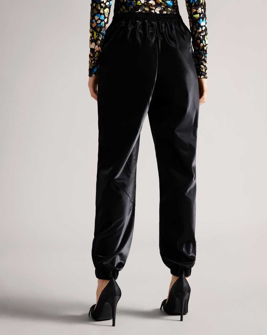 Ted Baker Thorina Satin Relaxed Jogger Black | 4796325-DG