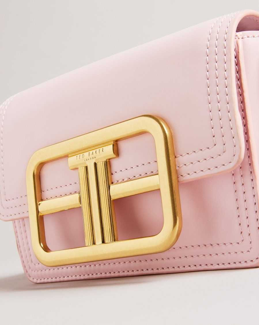 Ted Baker Tikisha Statement Hardware Mini Crossbody Bag Pale Pink | 4831729-MY