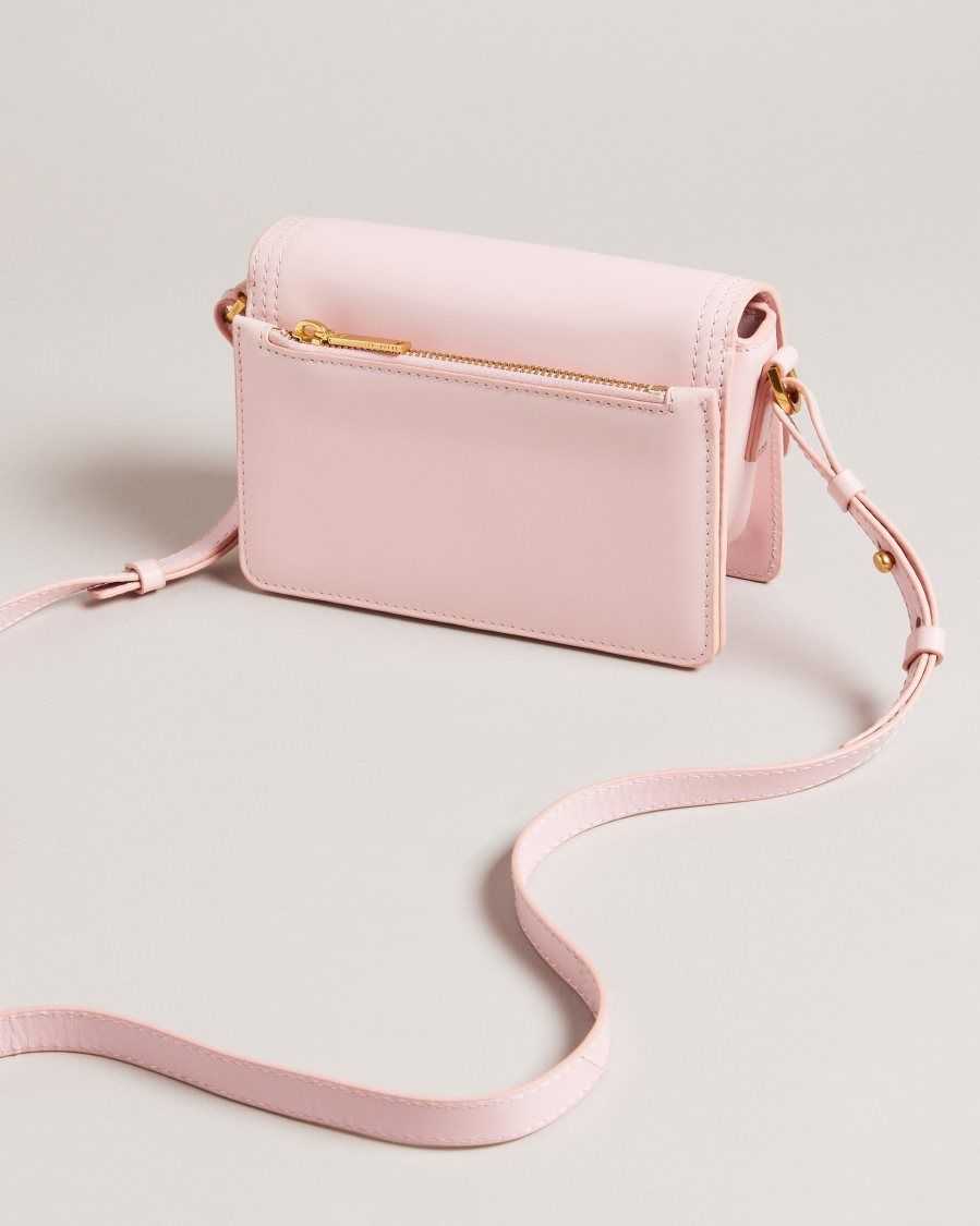 Ted Baker Tikisha Statement Hardware Mini Crossbody Bag Pale Pink | 4831729-MY