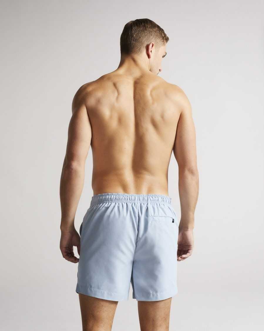 Ted Baker Trehil Plain Swim Shorts Medium Blue | 5087346-WB