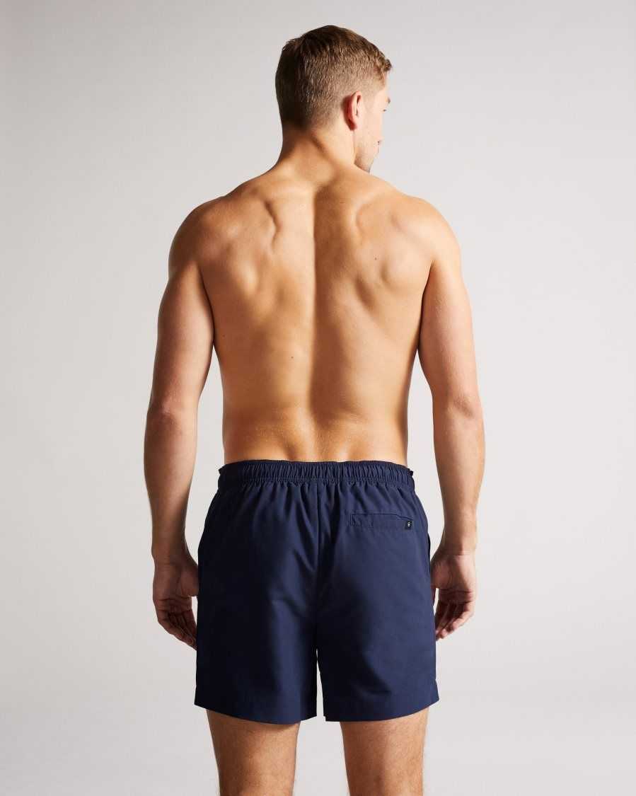 Ted Baker Trehil Plain Swim Shorts Navy | 1978320-YW