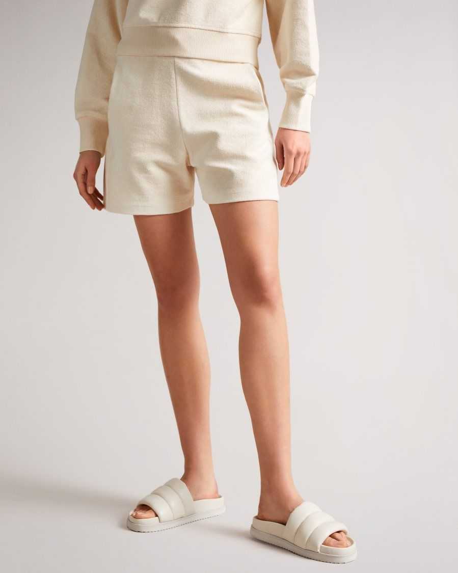 Ted Baker Unta Toweling Shorts White | 8427063-SX