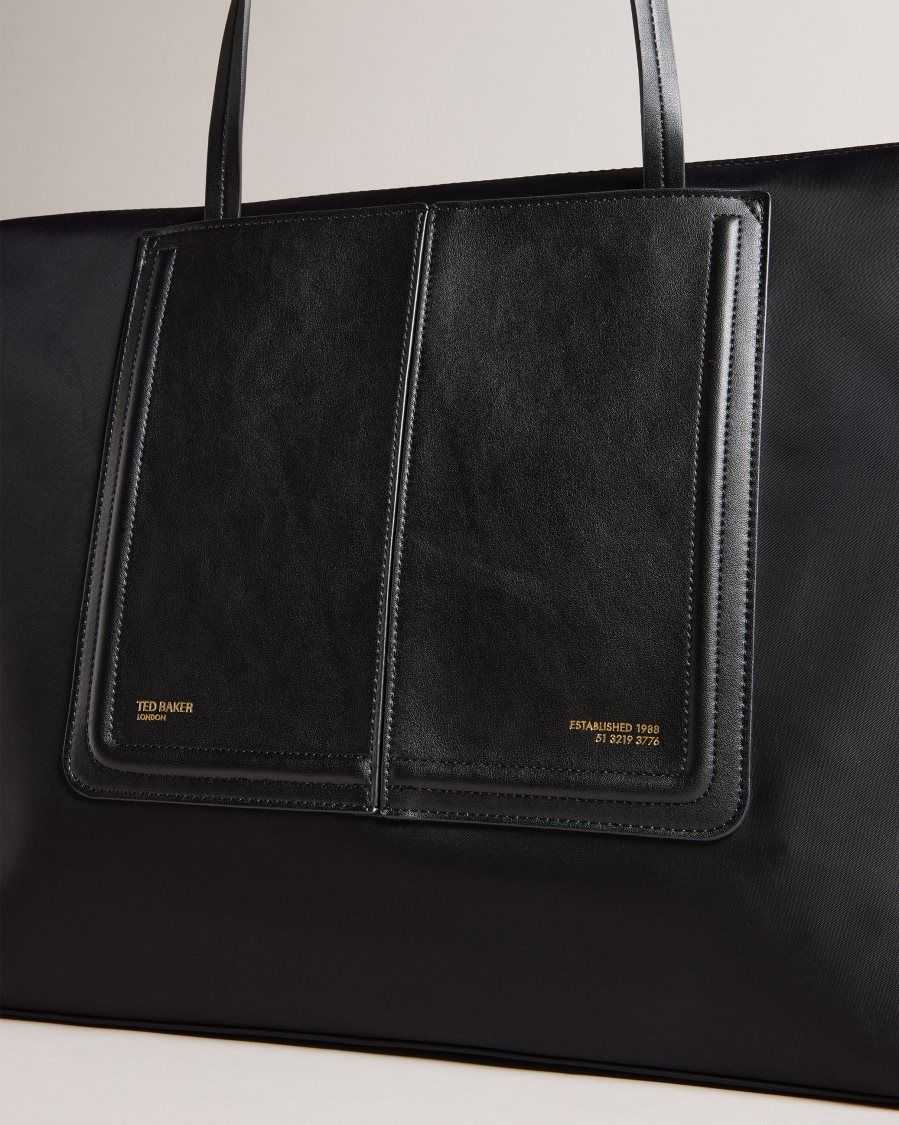 Ted Baker Voyaage Nylon Tote Black | 1743058-UB