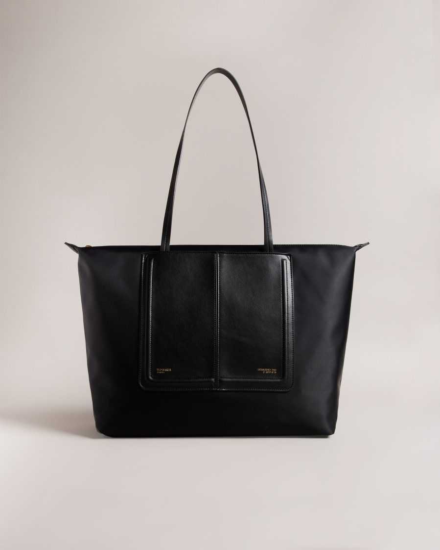 Ted Baker Voyaage Nylon Tote Black | 1743058-UB