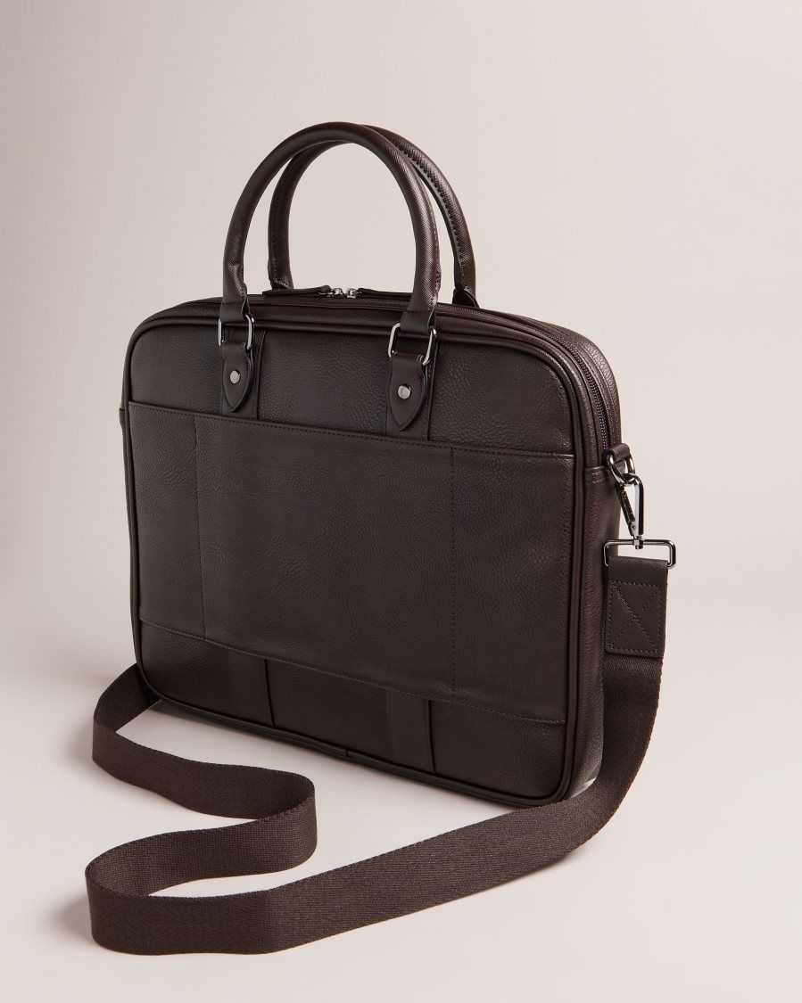 Ted baker stark hot sale leather document bag