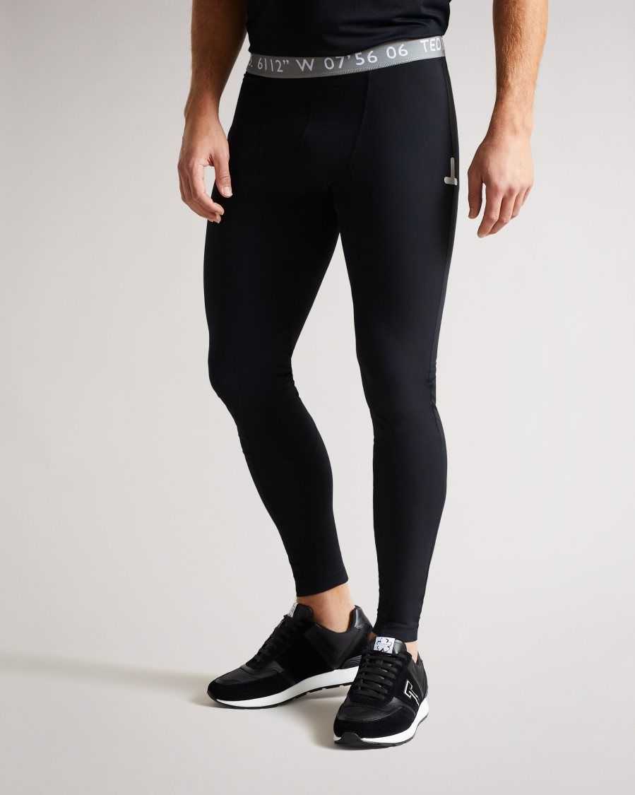 Ted Baker Wiggins Active Sport Leggings Black | 6483970-WR