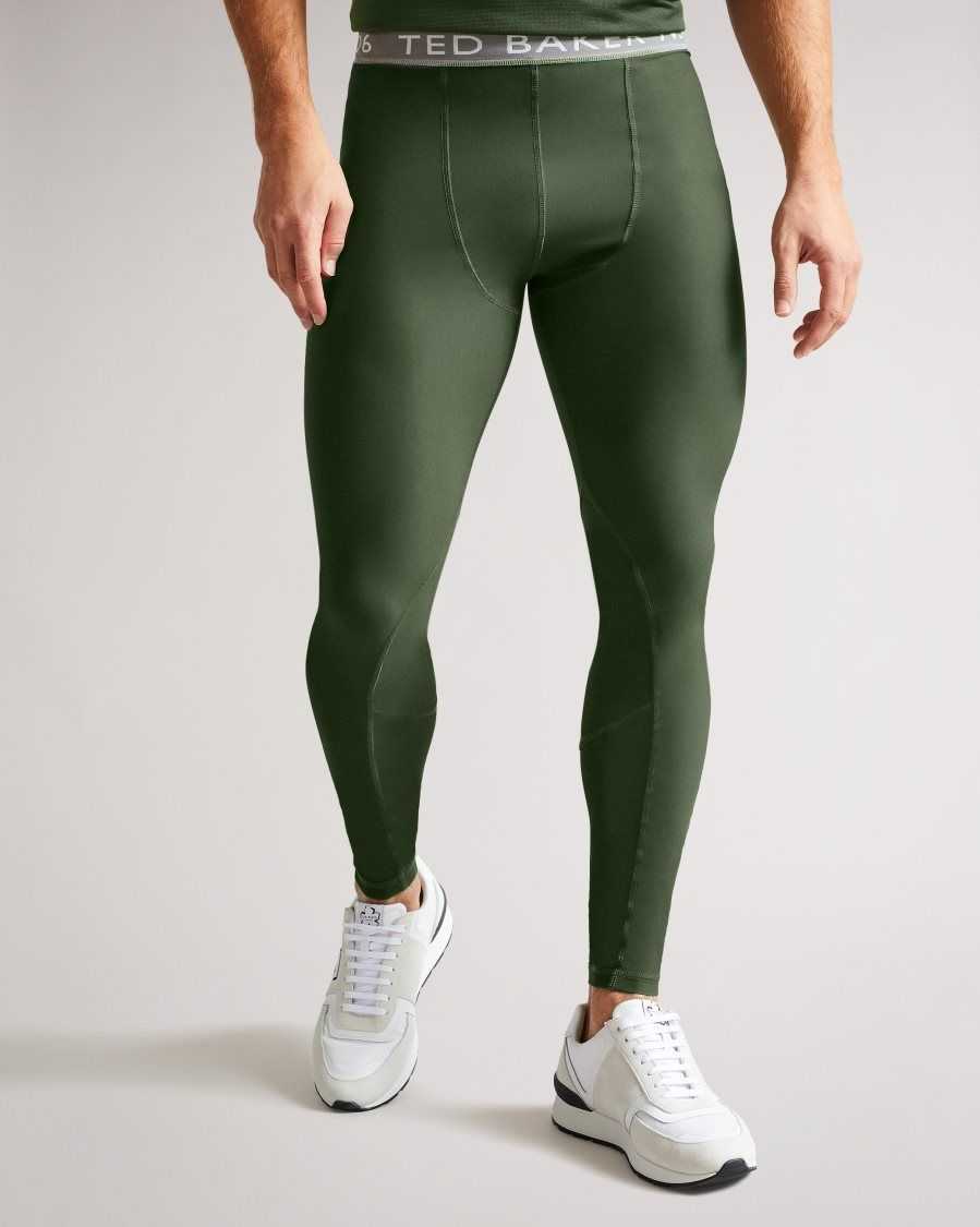 Ted Baker Wiggins Active Sport Leggings Khaki | 8410257-RO