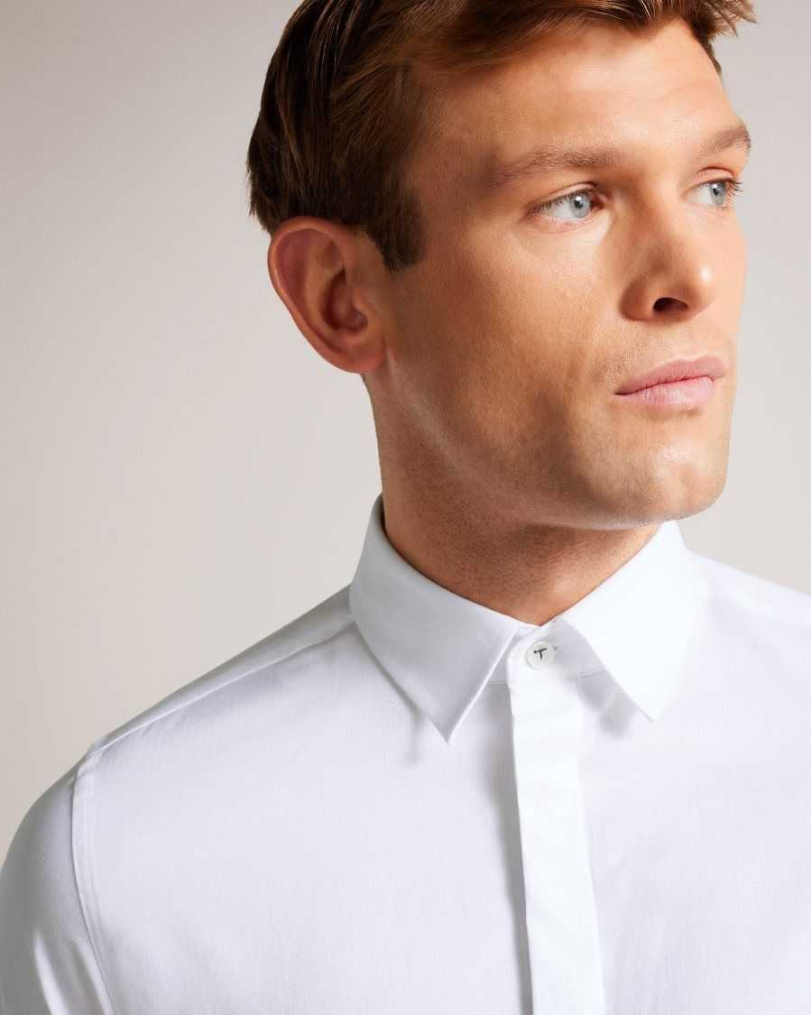 Ted Baker Witone Long Sleeve Shirt White | 5984021-KH