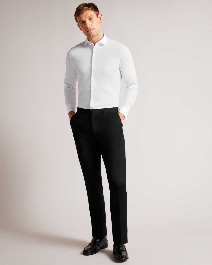 Ted Baker Witree Long Sleeve Shirt White | 5092873-ZS