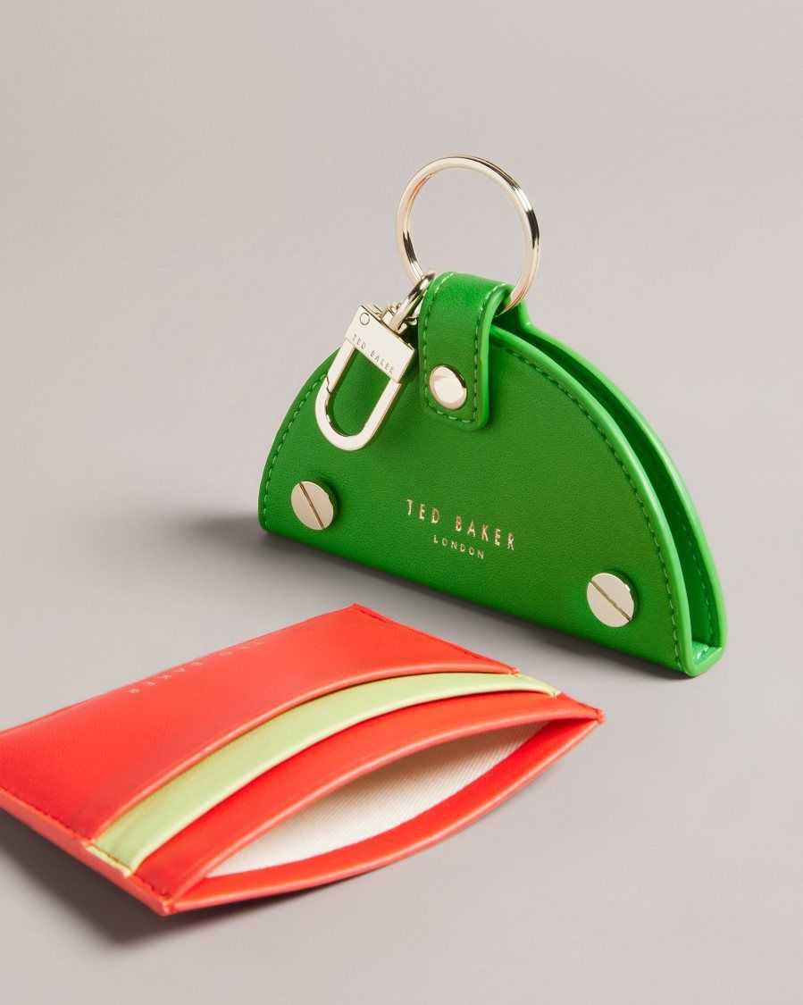 Ted Baker Wmelon Watermelon Keyring And Card Holder Red | 4912657-OH