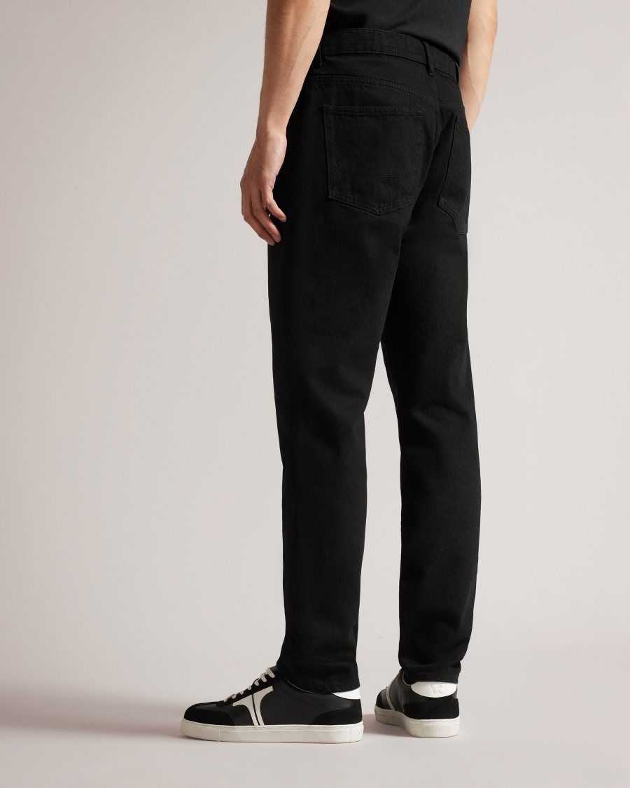 Ted Baker Wooltun Straight Leg Jeans Black | 1574860-GM