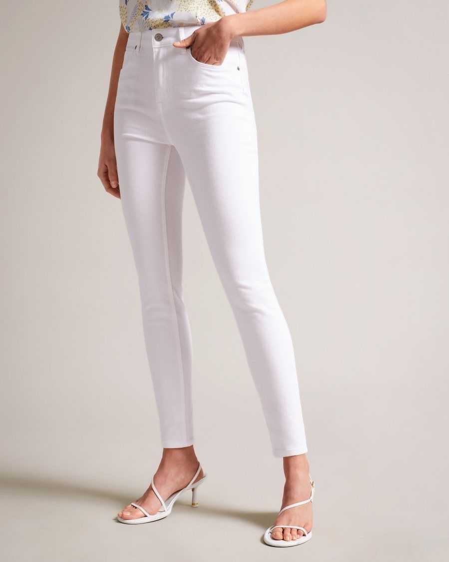 Ted Baker Ziarah Skinny Jeans White | 4821965-FZ