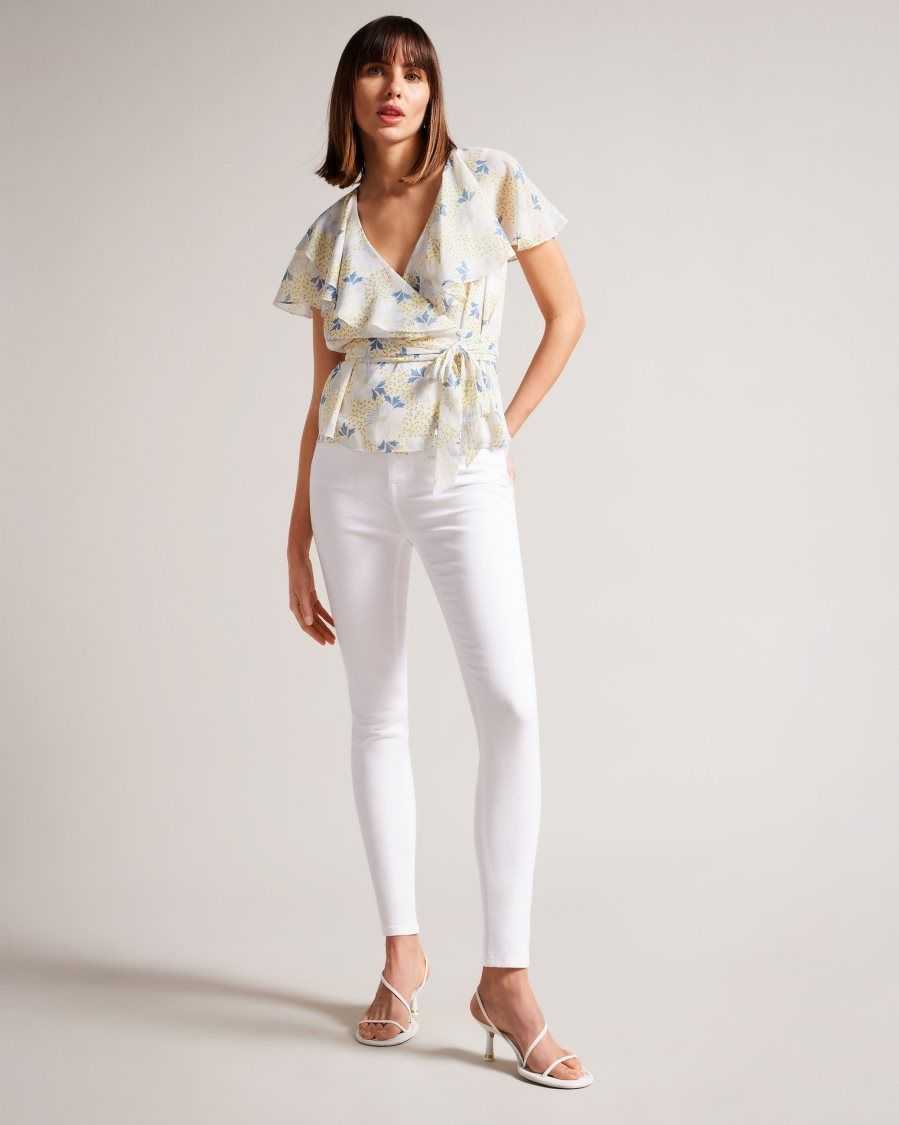 Ted Baker Ziarah Skinny Jeans White | 4821965-FZ