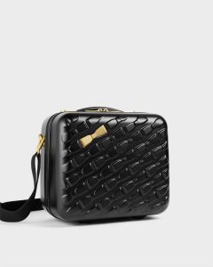 Ted Baker Beelle Bow Detail Vanity Case 31.5x34x19.5cm Black | 0158329-AF