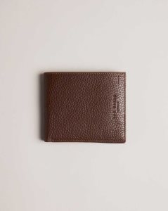 Ted Baker Blocked Colour Panel Bifold Wallet Brown | 2617435-GY