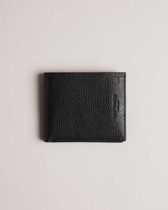 Ted Baker Blocked Colour Panel Bifold Wallet Black | 5748193-IH