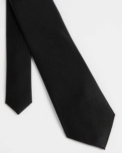 Ted Baker Blula Twill Silk Tie Black | 1532709-JX