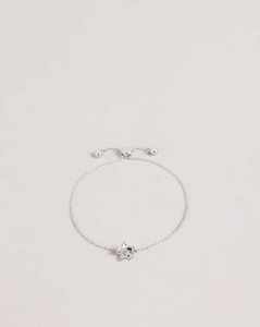 Ted Baker Braidn Blossom Bracelet Silver Colour | 8195604-NV