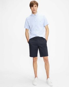 Ted Baker Buenose Cotton Chino Shorts Navy | 3915284-WJ