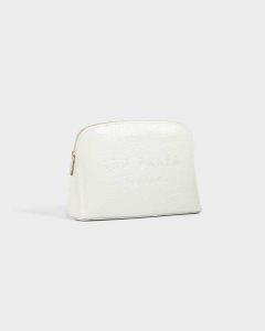 Ted Baker Crocala Croc Detail Debossed Makeup Bag Nude | 3641980-FR