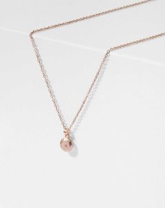 Ted Baker Elvina Enamel Button Necklace Baby Pink | 9607214-QX