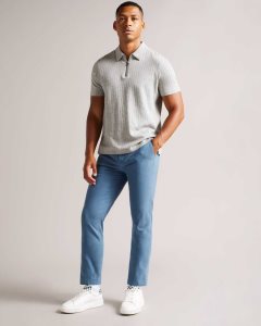 Ted Baker Genay Slim Chinos Sky Blue | 3874159-KB