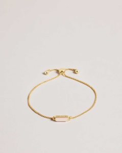 Ted Baker Glorii Gem Drawstring Bracelet Pale Pink | 9438107-EP