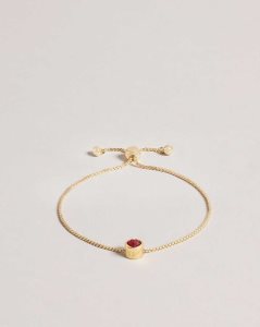 Ted Baker Harock Glass Heart Bracelet Red | 5173490-AW