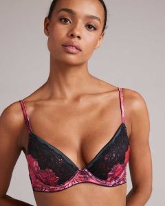 Ted Baker Janene Floral Underwired Bra Pink | 3721896-FJ