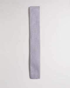 Ted Baker Kallino Knitted Tie Lilac | 7912305-MD