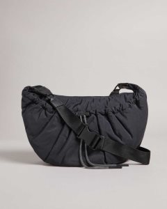 Ted Baker Lashine Gathered Shoulder Bag Black | 9673204-JU