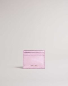 Ted Baker Liibbaa Metallic Cardholder Pink | 0418365-GF