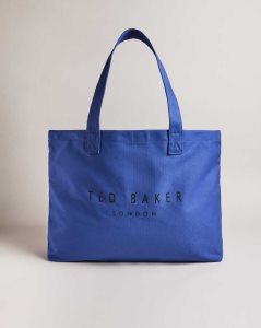 Ted Baker Lukkee Branded Tote Bag Navy | 5910872-DM