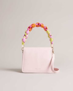 Ted Baker Maryse Knotted Handle Crossbody Bag Pale Pink | 6579380-HD