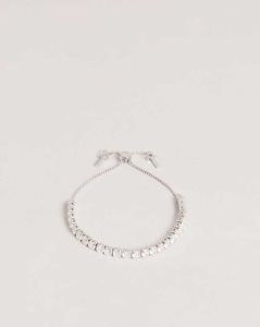 Ted Baker Melrah Icon Crystal Slider Bracelet Silver Colour | 1936740-OU