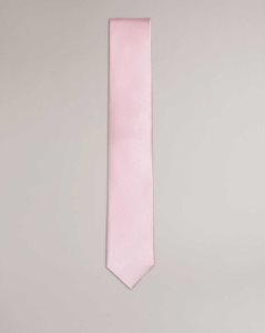 Ted Baker Moorez Ottoman Silk Tie Light Pink | 3259041-KB